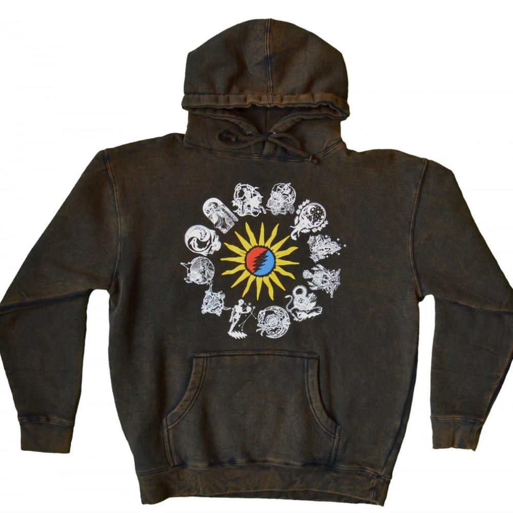 brand new Grateful Dead hoodie- bleach dye